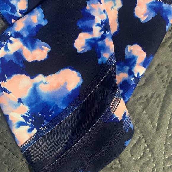 Floral print cropped leggings - Picture 2 of 3